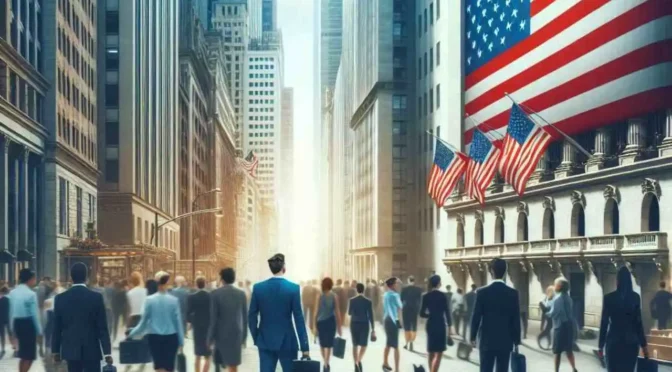 Wall-Street-investors- take-a-break-to-look-at- the-upcoming-CPI -statistics